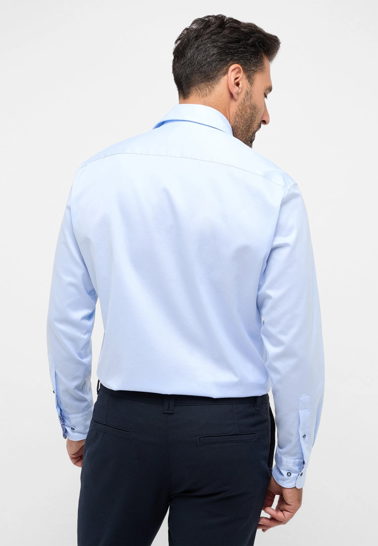 Eterna Soft Luxury Comfort Fit - Overhemd - Hellblau 4 Eterna Soft Luxury Comfort Fit - Overhemd - Hellblau - Afbeelding 2