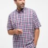 Eterna Seersucker Comfort Fit - Overhemd - Denim -Eterna 02a4278c1de24b8d8802844ac219ab86