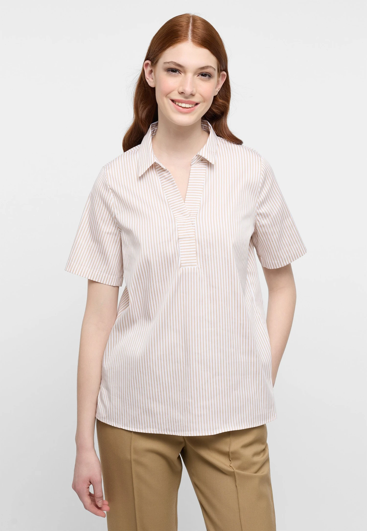 Eterna Regular Fit - Blouse - Beige 3 Eterna Regular Fit - Blouse - Beige