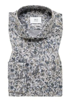 Eterna Bedrucktes Twill Slim Fit - Overhemd - Gelb -Eterna 059deb5b45fa475dbd51783f6921ea6a