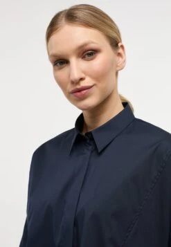 Eterna Classic Fit - Overhemdblouse - Navy 9 Eterna Classic Fit - Overhemdblouse - Navy -Eterna 05fb176c4a824cfd997217d909cbbd76