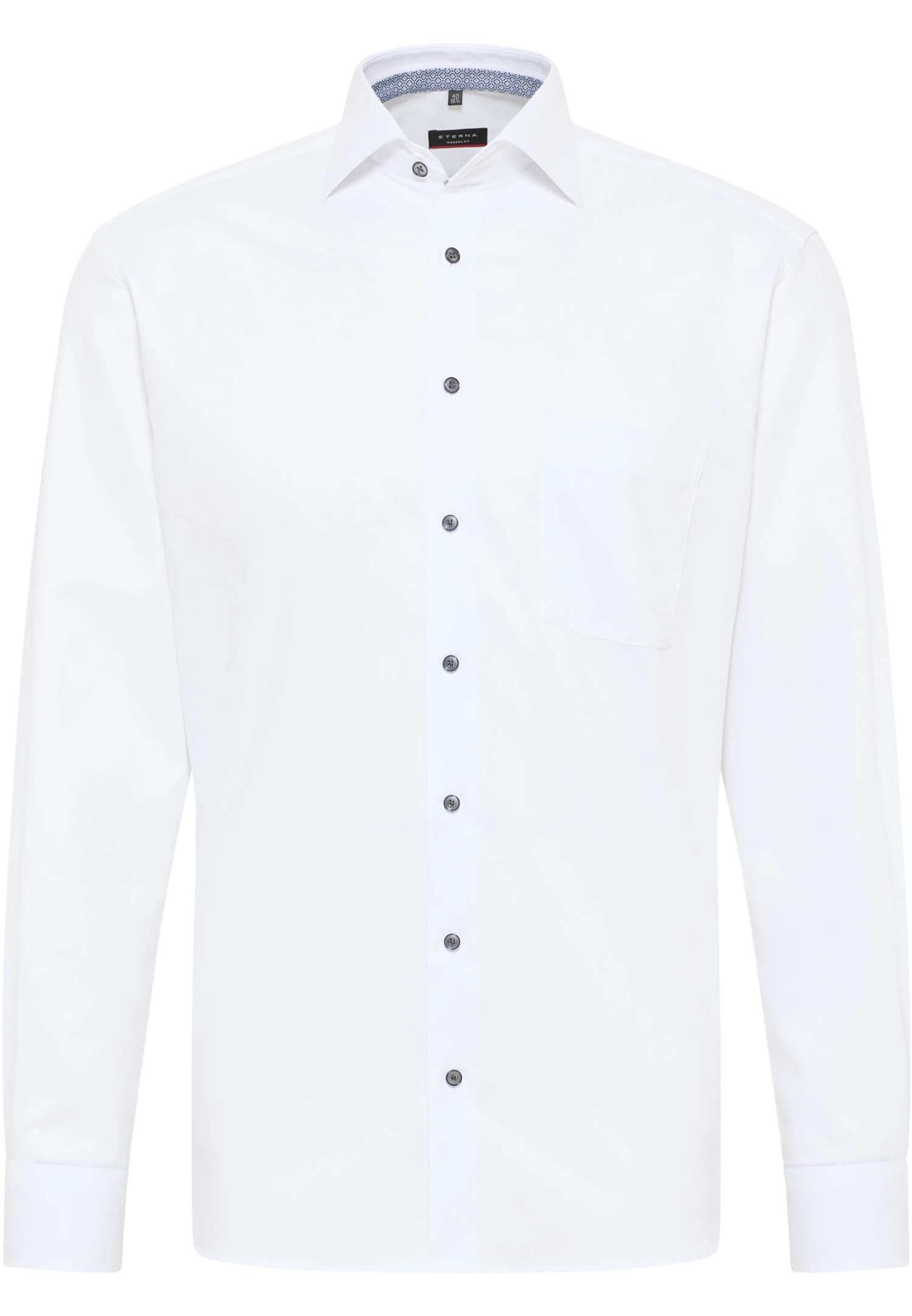 Eterna Modern Fit - Zakelijk Overhemd - Weiß 6 Eterna Modern Fit - Zakelijk Overhemd - Weiß - Afbeelding 4