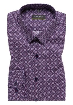 Eterna Bedrucktes Twill Super - Overhemd - Rot 13 Eterna Bedrucktes Twill Super - Overhemd - Rot -Eterna 06940c45059e44f39c84b4db5213c207