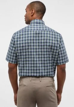 Eterna Kariertes Comfort Fit - Overhemd - Smaragd -Eterna 06f3f0c880b24fbcbdb29245af794769