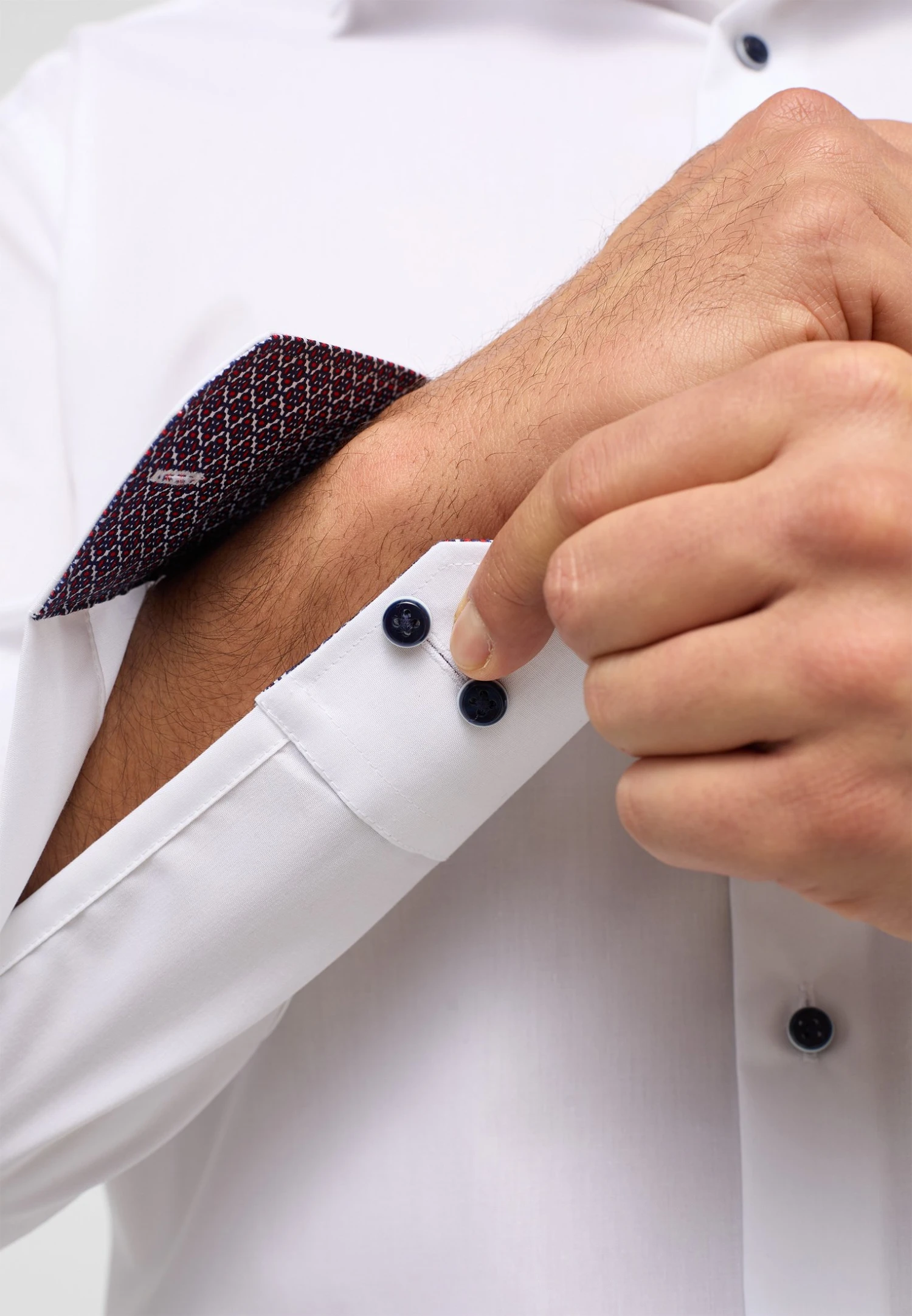 Eterna Comfort Fit - Overhemd - Weiß 5 Eterna Comfort Fit - Overhemd - Weiß - Afbeelding 3