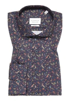 Eterna Print Fit - Overhemd - Navy 13 Eterna Print Fit - Overhemd - Navy -Eterna 07de47b766e44a8a9383fd8515dd380a