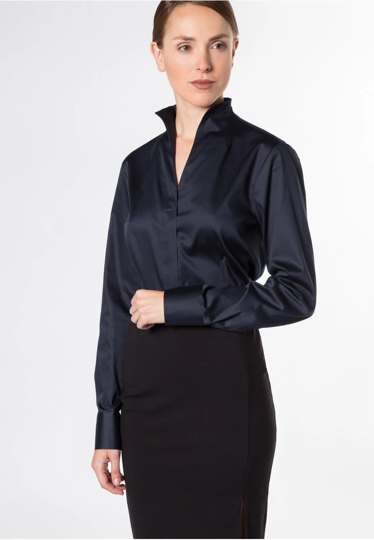 Eterna Comfort Fit - Overhemdblouse - Dark Blue 3 Eterna Comfort Fit - Overhemdblouse - Dark Blue