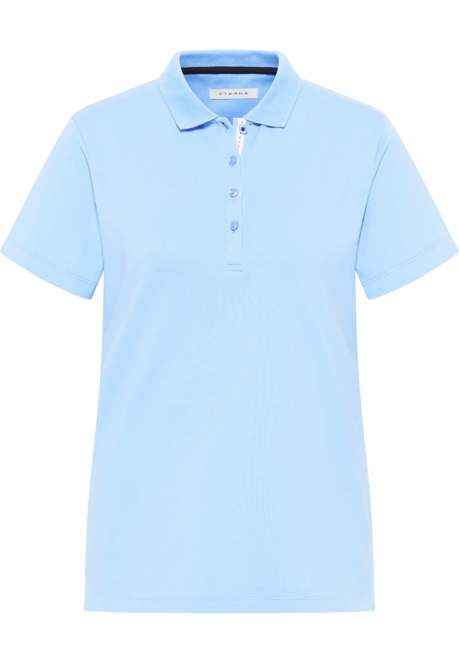 Eterna Regular Fit - Poloshirt - Hellblau 6 Eterna Regular Fit - Poloshirt - Hellblau - Afbeelding 4