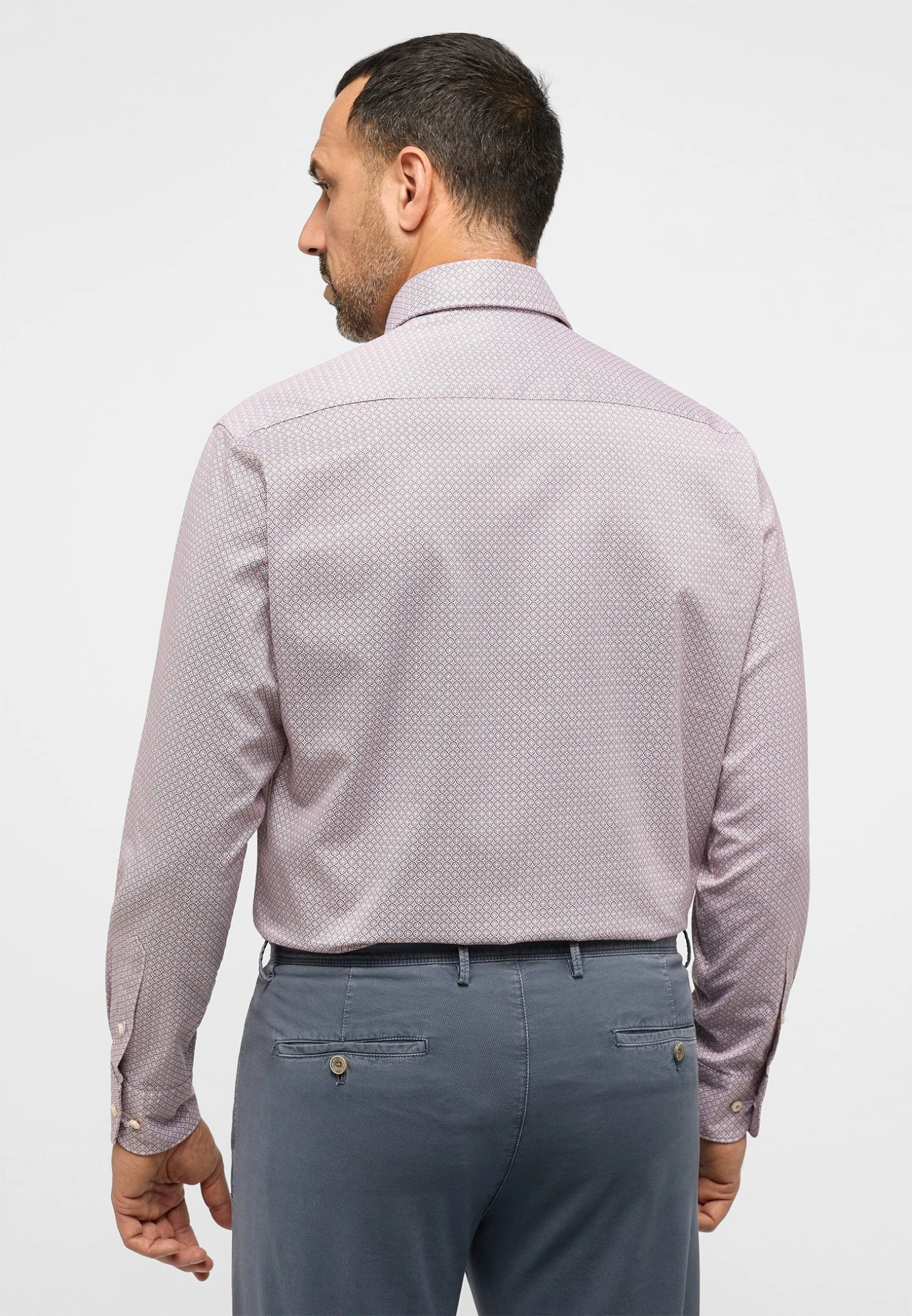 Eterna Comfort Fit - Overhemd - Orange 4 Eterna Comfort Fit - Overhemd - Orange - Afbeelding 2