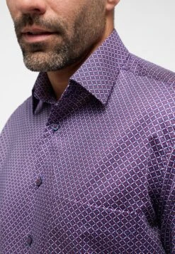 Eterna Bedrucktes Comfort Fit - Overhemd - Rot -Eterna 0adddebff29a47599f569a174967204a