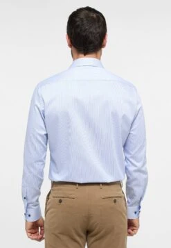 Eterna Gestreiftes Modern Fit - Overhemd - Hellblau -Eterna 0b9b2de29b3d4cceac4f3e1c0466d63e