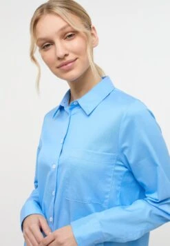 Eterna Classic Fit - Overhemdblouse - Blau 9 Eterna Classic Fit - Overhemdblouse - Blau -Eterna 0bec690646a6467b83c79dd230c5b36a