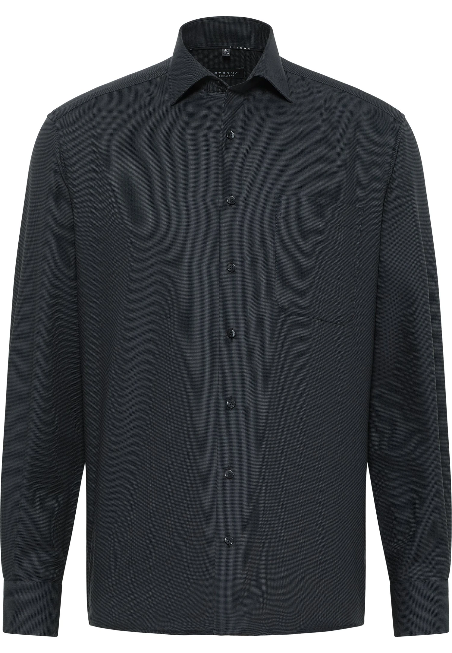 Eterna Comfort Fit - Overhemd - Anthrazit 6 Eterna Comfort Fit - Overhemd - Anthrazit - Afbeelding 4