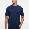 Eterna Even - T-Shirt Basic - Navy 2 Eterna Even - T-Shirt Basic - Navy -Eterna 0dba05161c8e474c9368f5e0f5fbf8ed