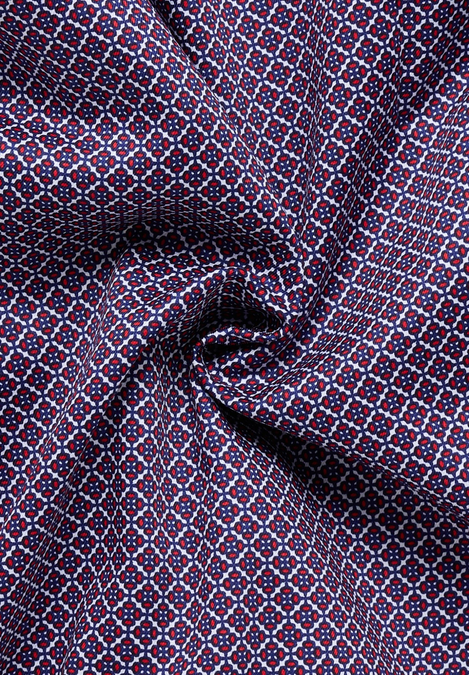 Eterna Bedrucktes Twill Super - Overhemd - Rot 7 Eterna Bedrucktes Twill Super - Overhemd - Rot - Afbeelding 5