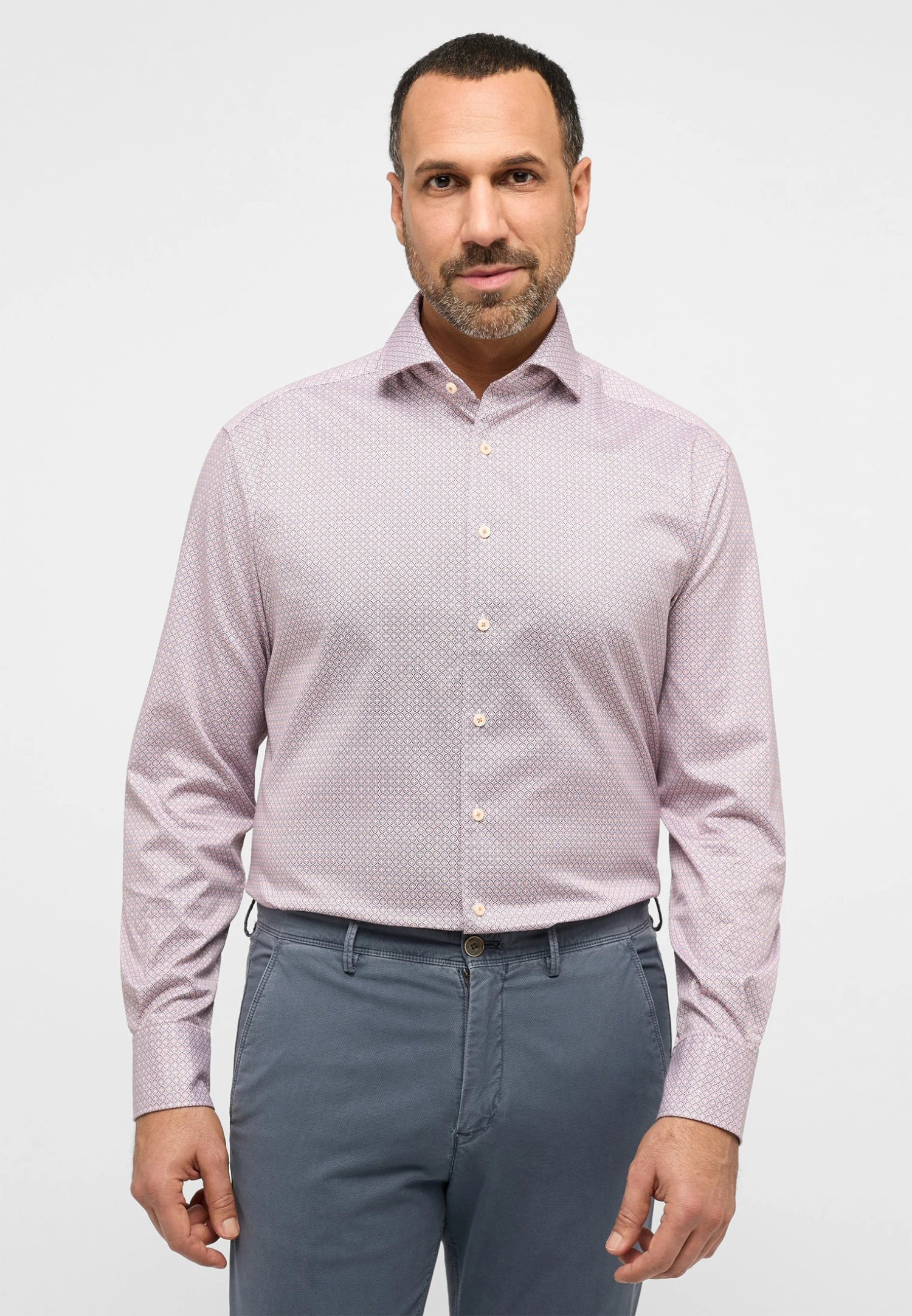 Eterna Comfort Fit - Overhemd - Orange 3 Eterna Comfort Fit - Overhemd - Orange