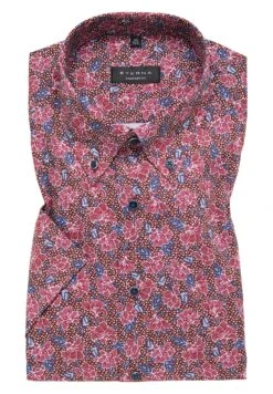 Eterna Bedrucktes Kurzarm Comfort Fit - Overhemd - Rot 13 Eterna Bedrucktes Kurzarm Comfort Fit - Overhemd - Rot -Eterna 0e4d87600290414eb031b61c8febb528