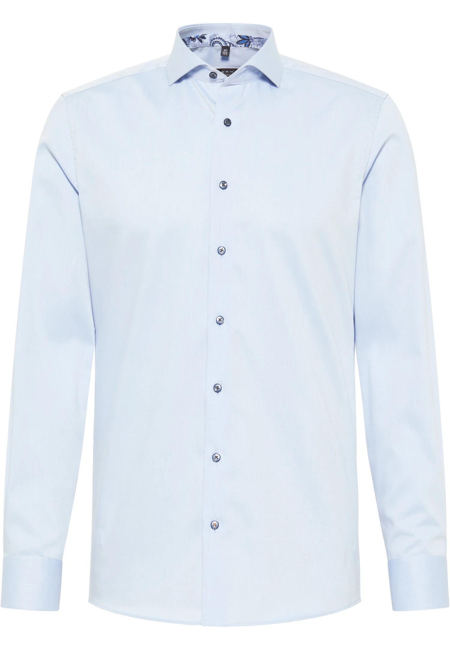 Eterna Slim Fit - Zakelijk Overhemd - Himmelblau 6 Eterna Slim Fit - Zakelijk Overhemd - Himmelblau - Afbeelding 4