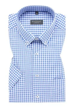 Eterna Kariertes Kurzarm Comfort Fit - Overhemd - Royal Blau 13 Eterna Kariertes Kurzarm Comfort Fit - Overhemd - Royal Blau -Eterna 0ebaec543ed54323870fcc9885f3e712