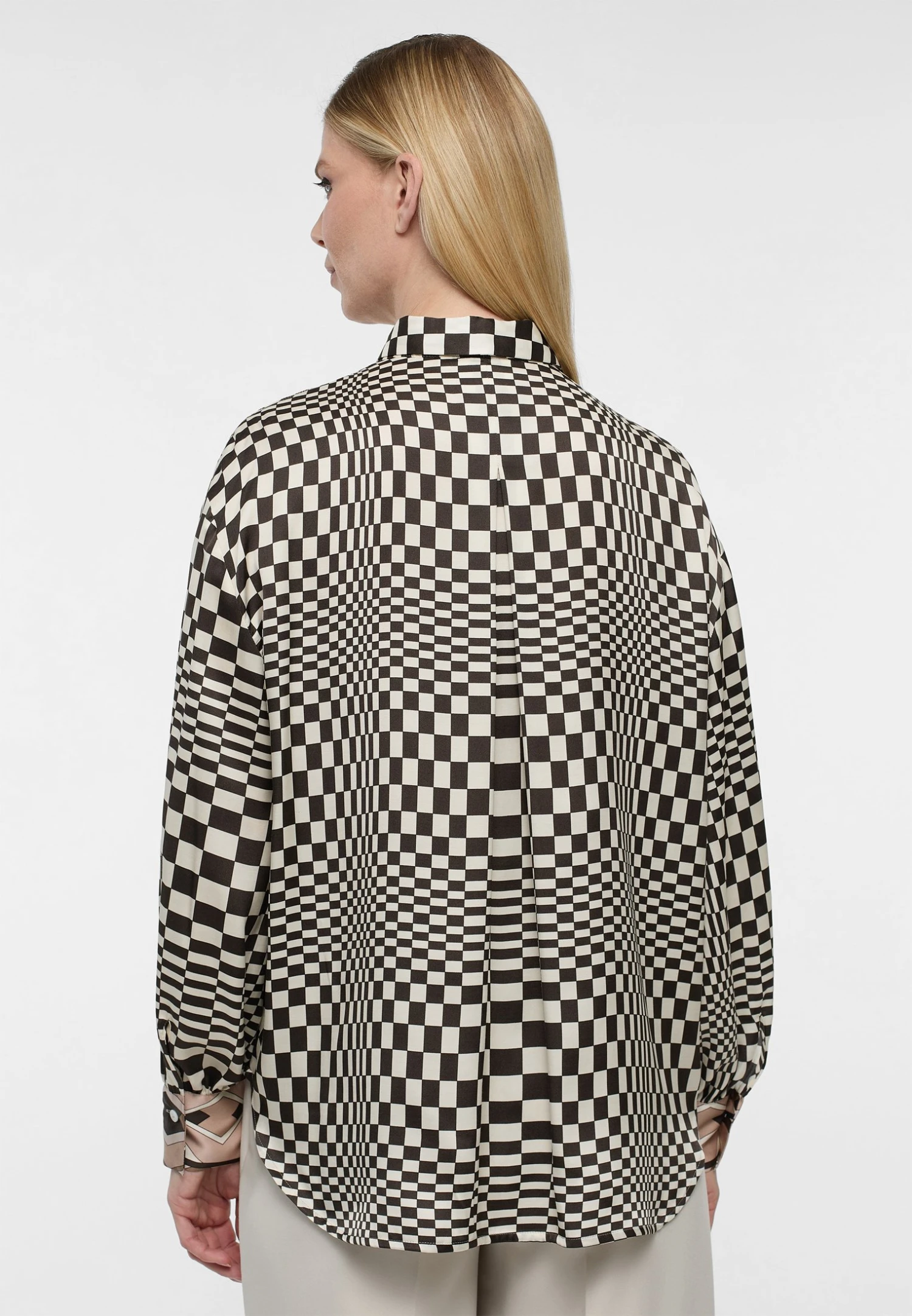 Eterna Classic Fit - Overhemdblouse - Walnut 4 Eterna Classic Fit - Overhemdblouse - Walnut - Afbeelding 2