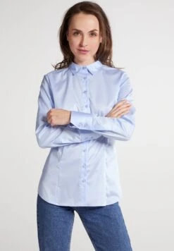 Eterna Modern Classic - Overhemdblouse - Hellblau