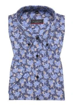 Eterna Bedrucktes Kurzarm Modern Fit - Overhemd - Blau 13 Eterna Bedrucktes Kurzarm Modern Fit - Overhemd - Blau -Eterna 10e5ca50e9ac4f9a91f0f98cd6d3b77b