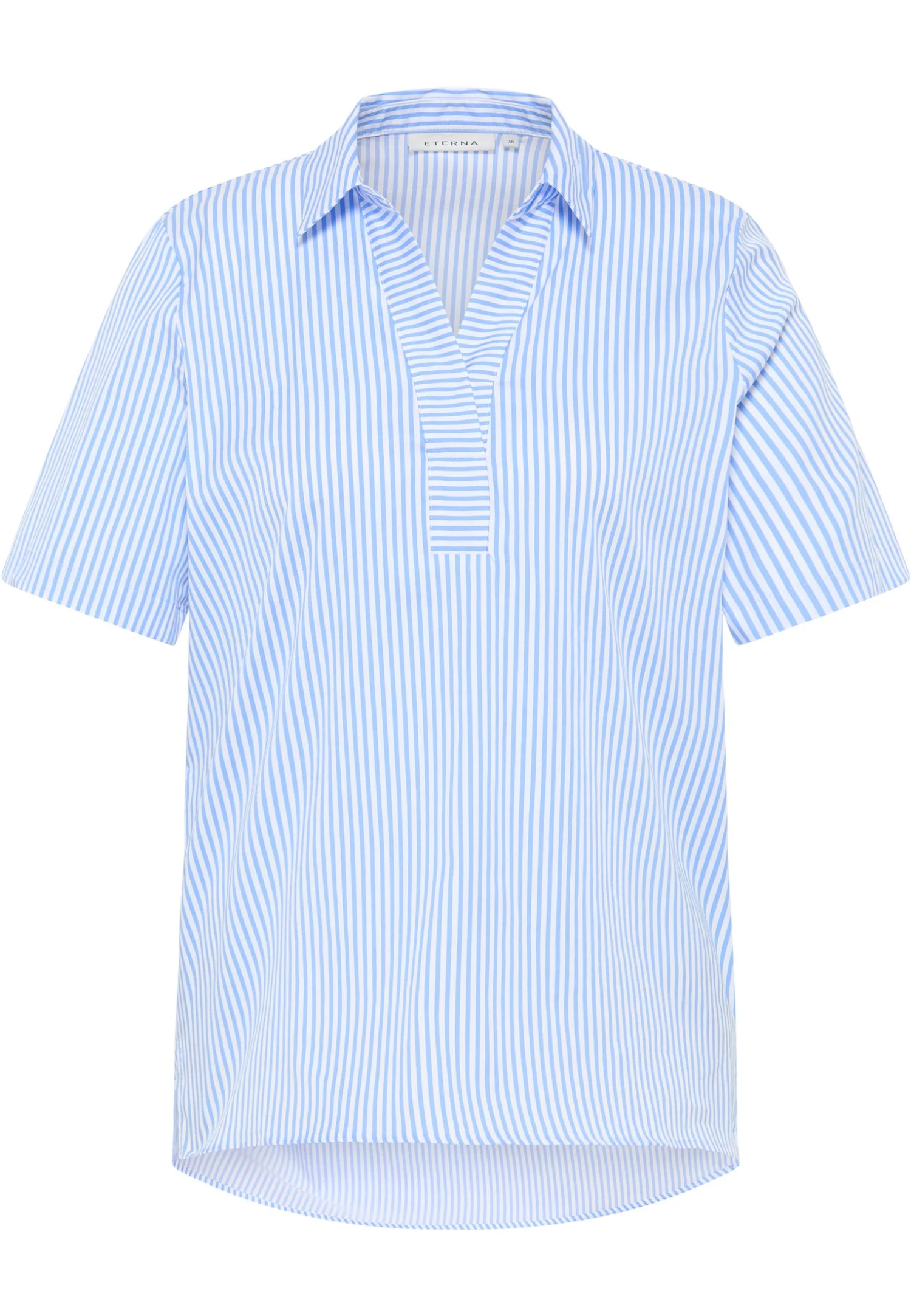 Eterna Regular Fit - Blouse - Blau 6 Eterna Regular Fit - Blouse - Blau - Afbeelding 4