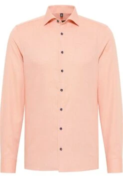 Eterna Struktur - Overhemd - Orange -Eterna 1233578ad91b4d5dbeb4066af0676e7c