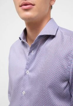 Eterna Print - Overhemd - Blau Rot -Eterna 12fac8a61e98466ab9dbaad570dd9574