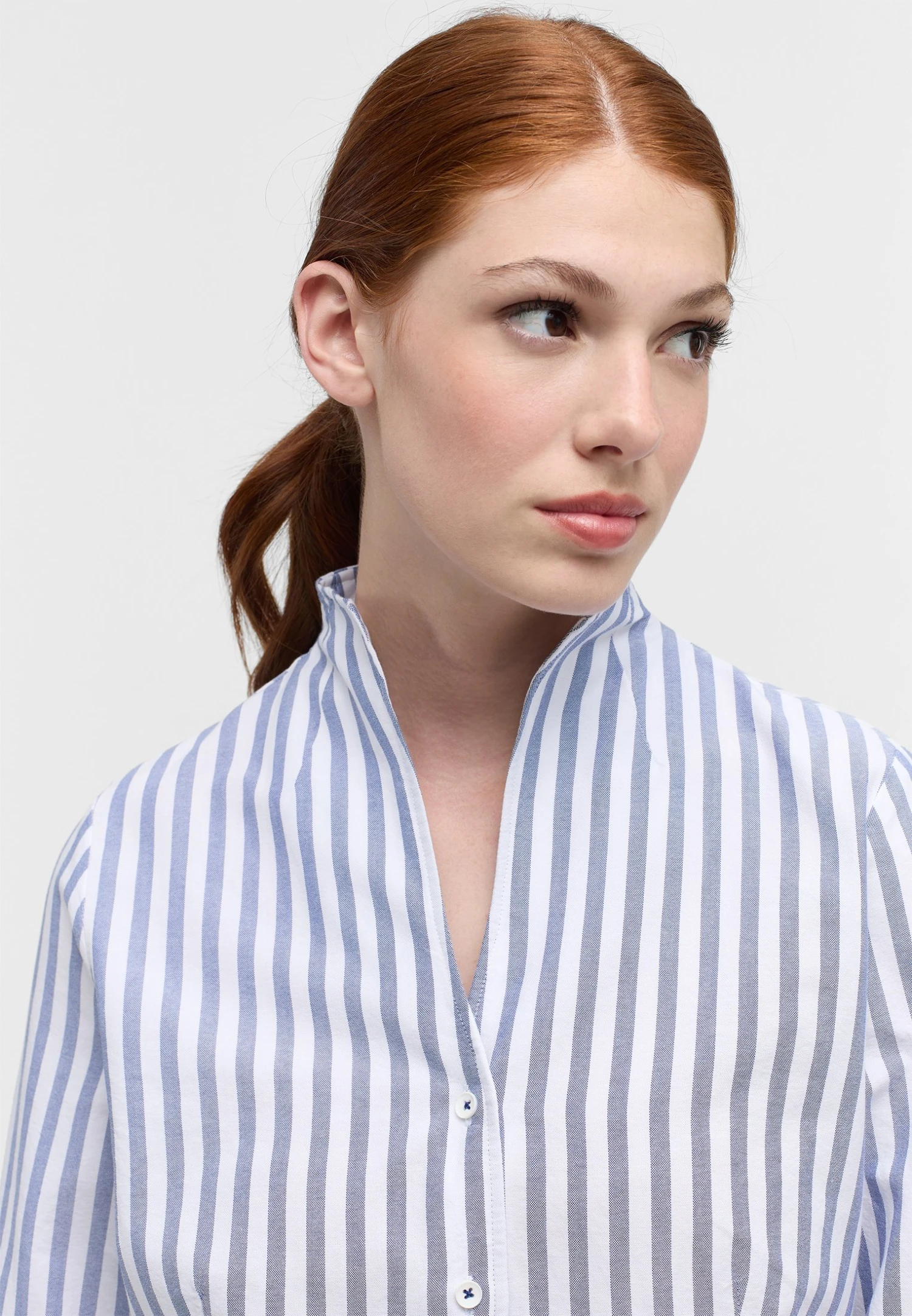 Eterna Oxford Regular Fit - Overhemdblouse - Navy 5 Eterna Oxford Regular Fit - Overhemdblouse - Navy - Afbeelding 3