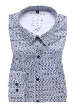 Eterna Performance Super - Overhemd - Rauchblau -Eterna 1402f8cd8afe48d0af94f0d9e905b7bc