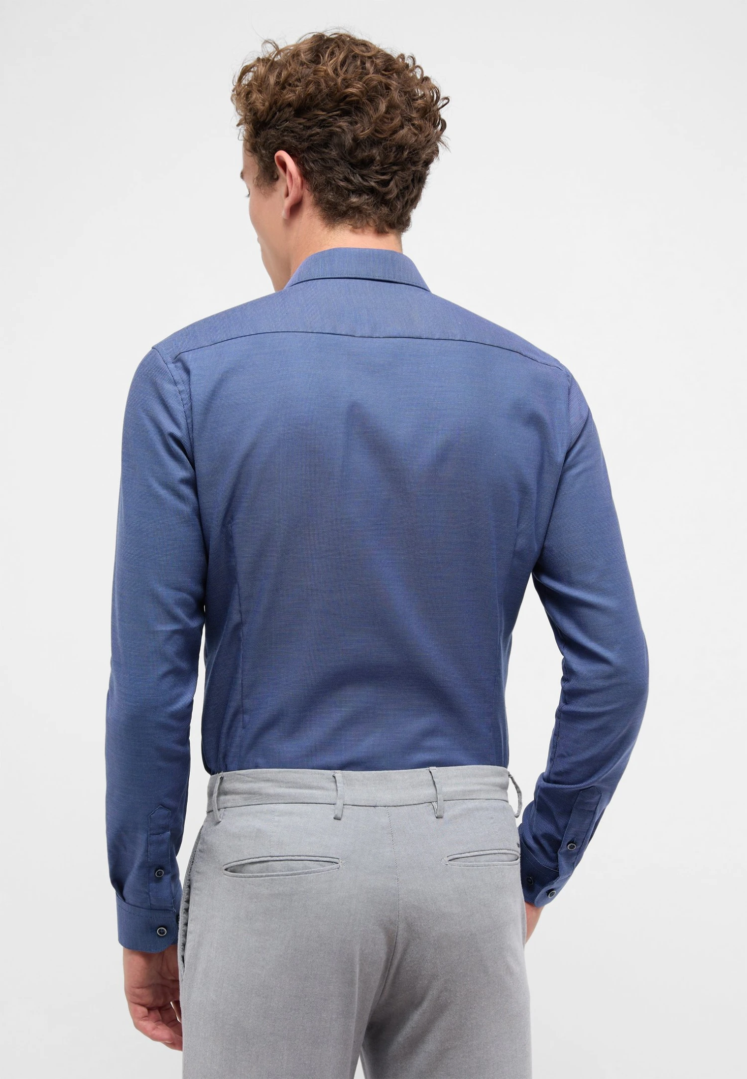 Eterna Struktur Slim - Zakelijk Overhemd - Blau 4 Eterna Struktur Slim - Zakelijk Overhemd - Blau - Afbeelding 2