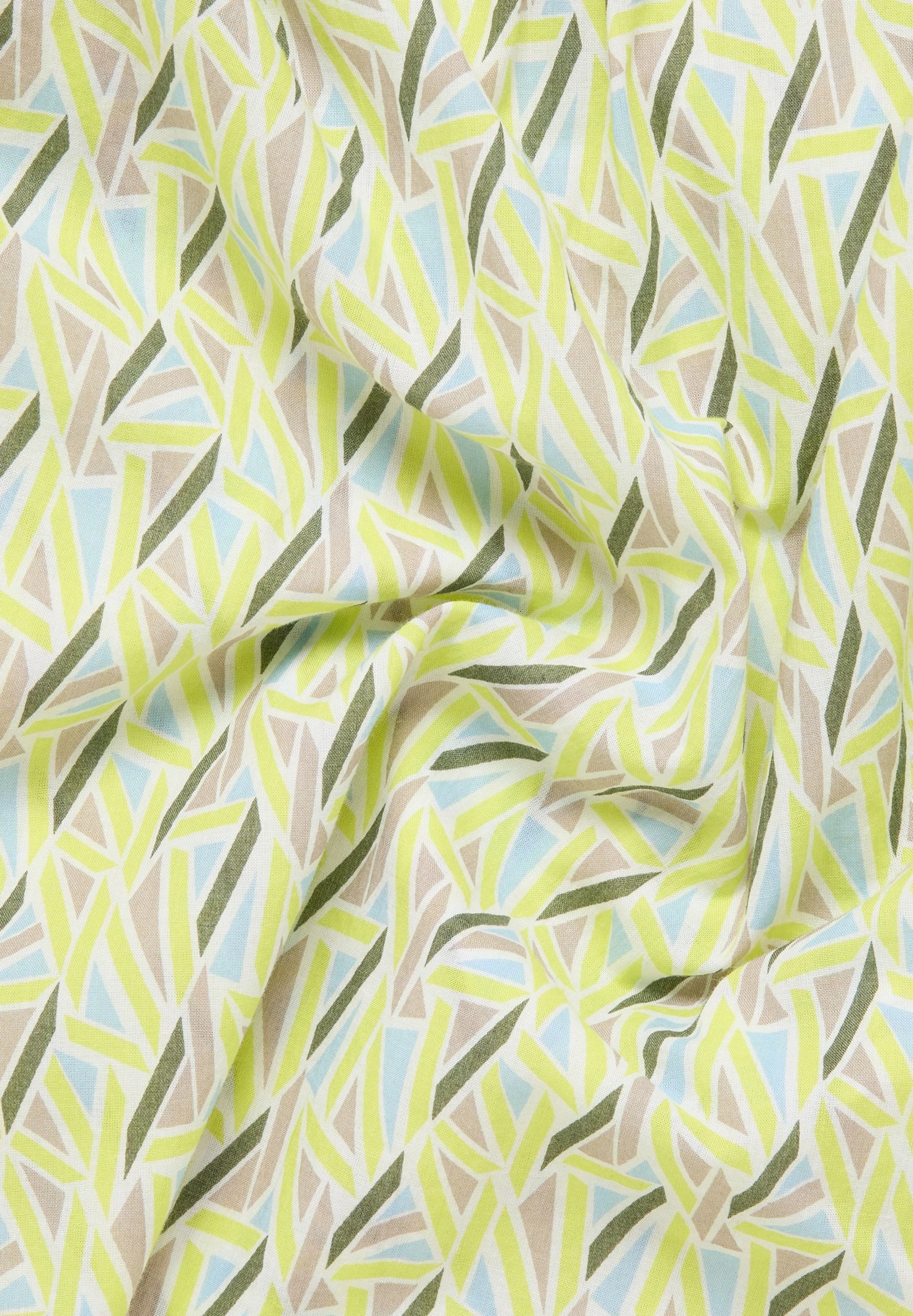 Eterna Kurzarm Loose Fit - Blouse - Khaki 7 Eterna Kurzarm Loose Fit - Blouse - Khaki - Afbeelding 5