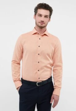 Eterna Struktur - Overhemd - Orange