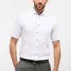 Eterna Strukturiertes Kurzarm Modern Fit - Overhemd - Weiß -Eterna 18b9dae55690498c8bb8e2f89fe5a61d
