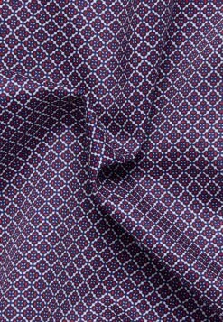 Eterna Bedrucktes Twill Kurzarm Modern Fit - Overhemd - Rot -Eterna 18fc4c54785a4fab871ff7eeb8a9b5b4