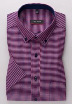 Eterna Modern Fit- Overhemd - Rot/Blau -Eterna 198fc71ab53a4eaaa5835c910dac7927