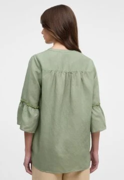 Eterna Long Aus Loose Fit - Blouse - Khaki 8 Eterna Long Aus Loose Fit - Blouse - Khaki -Eterna 1a76d95e65584a1ba7e52d9d27430fac