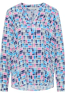 Eterna Classic Fit - Blouse - Weiß Mehrfarbig -Eterna 1c85d02a314f4a2da4ac80e1a46a130d
