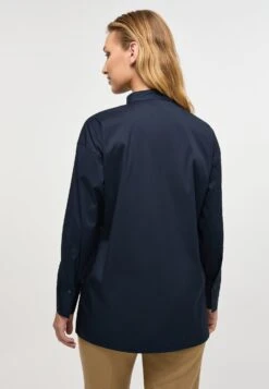 Eterna Stretch - Overhemdblouse - Navy -Eterna 1c9e0df6e4ce42e891cc21c1620a900a