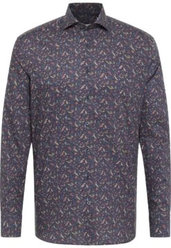 Eterna Print Fit - Overhemd - Navy 11 Eterna Print Fit - Overhemd - Navy -Eterna 1d568b931a4e4d6c8b6a9ba6ac6cb380
