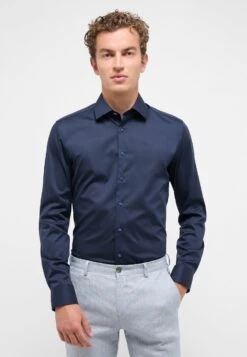 Eterna Performance Slim Fit - Overhemd - Navy