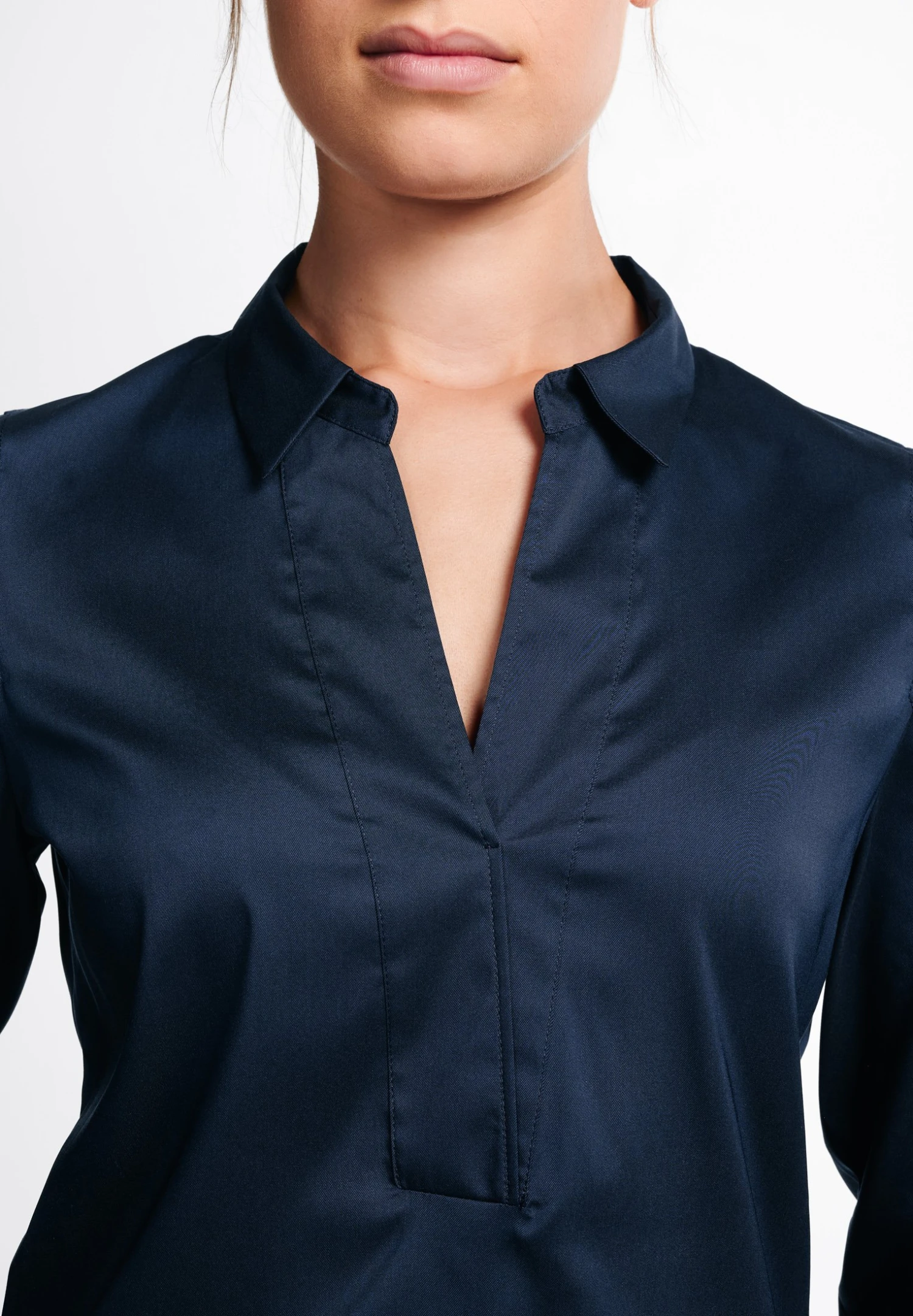 Eterna Blouse - Dunkelblau 5 Eterna Blouse - Dunkelblau - Afbeelding 3
