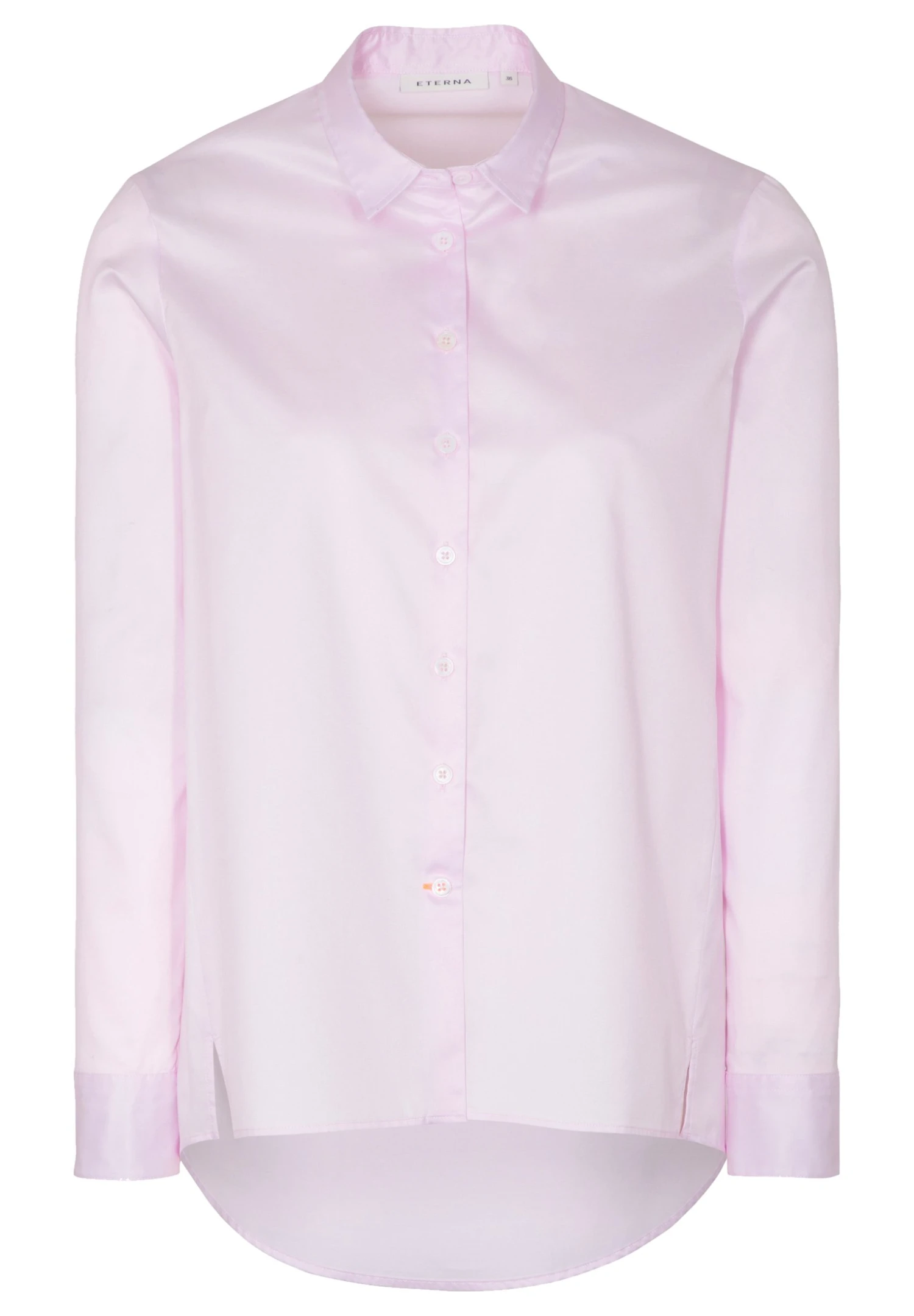 Eterna Langarm Modern Classic- Overhemdblouse - Rosa 6 Eterna Langarm Modern Classic- Overhemdblouse - Rosa - Afbeelding 4