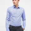 Eterna Never Iron Slim Fit - Zakelijk Overhemd - Royal Blau -Eterna 20c1914a6624438f91fdbbba0b926820