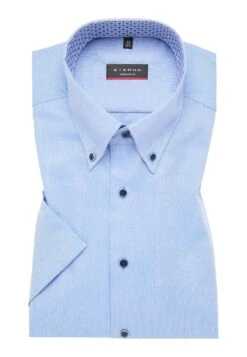 Eterna Unifarbenes Oxford Kurzarm Modern Fit - Overhemd - Blau 13 Eterna Unifarbenes Oxford Kurzarm Modern Fit - Overhemd - Blau -Eterna 2124a858516446778db1e47d3dda5606