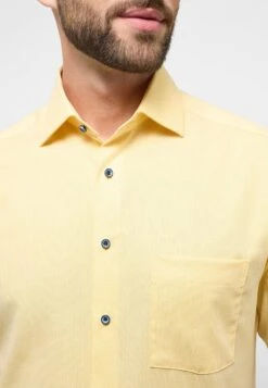 Eterna Strukturiertes Kurzarmhemd Modern Fit - Overhemd - Gelb -Eterna 233b0d3f90bb4a48a5811141e17f0361