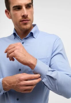 Eterna Struktur Modern Fit - Overhemd - Blau 10 Eterna Struktur Modern Fit - Overhemd - Blau -Eterna 2372dd2dfc8643b7a905467593da1099