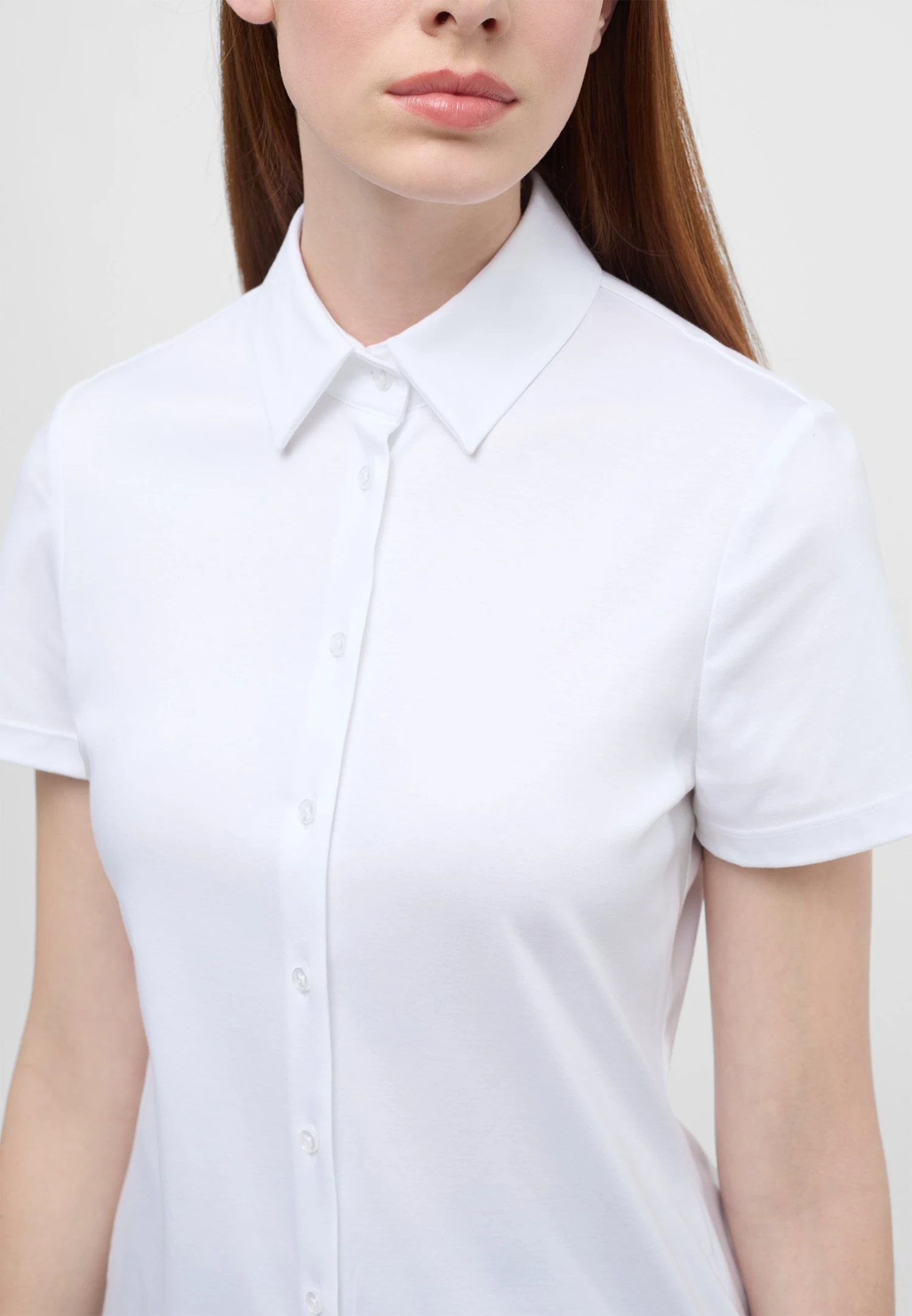 Eterna Overhemdblouse - Weiß 5 Eterna Overhemdblouse - Weiß - Afbeelding 3