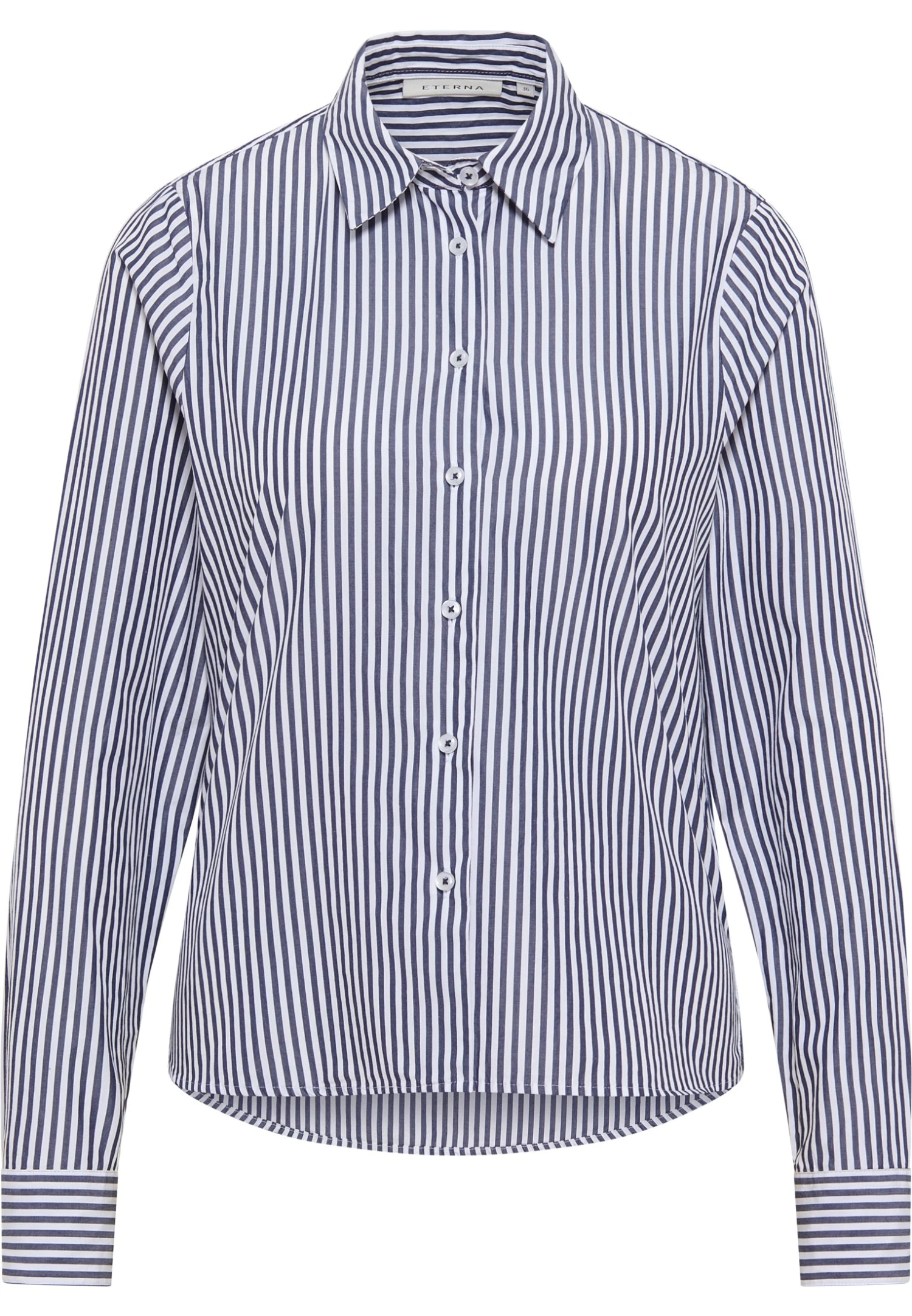 Eterna Overhemdblouse - Royal Blau 6 Eterna Overhemdblouse - Royal Blau - Afbeelding 4